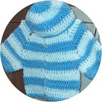 SaquitoyGorro Albiceleste Saquito y Gorro Albiceleste